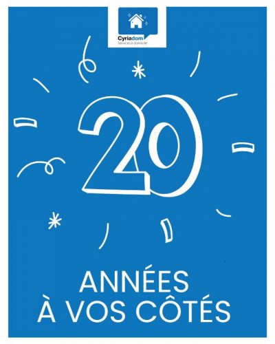 Cyriadom 20 ans de ménage et repassage à domicile à Beauvais, Amiens, Pontoise et Orléans